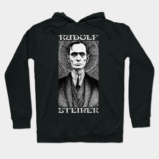 Rudolf Steiner Anthroposophy Esoteric Theosophy Design Hoodie by AltrusianGrace